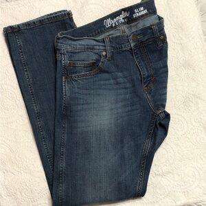 Wrangler Retro Slim Straight Denim Blue Jeans Size 32x32